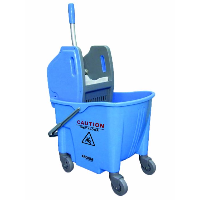 WASHING TROLLEY 1 BUCKET WITH PRESS COMCAR 0