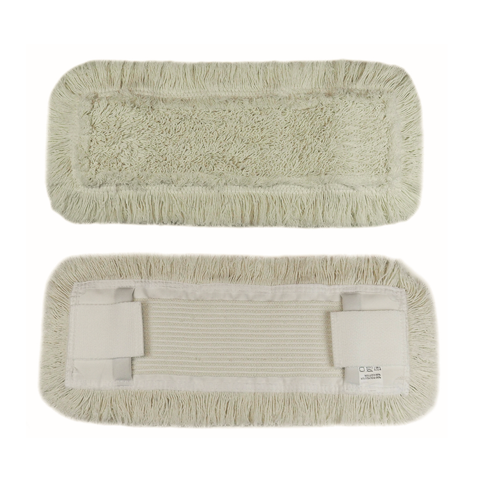 FRANGE DE LAVAGE COTON  40 CM AVEC LANGUETTE