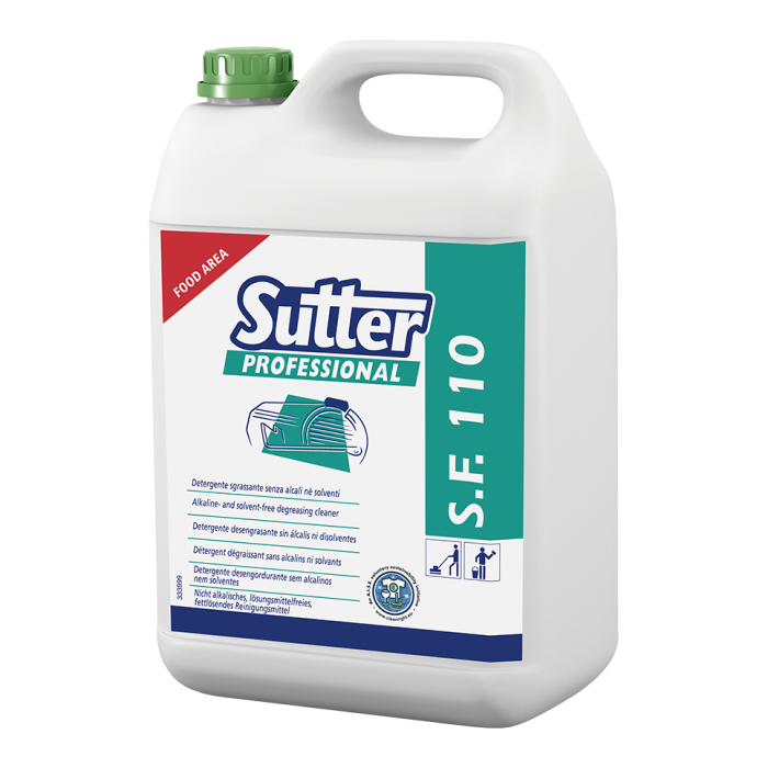 SUTTER SF 110 SOLVENT-FREE FOOD DEGREASER 5 LT