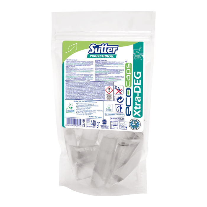 SUTTER XTRA-DEGRAISSANT ECOCAPS SACHET DE 20 PCS