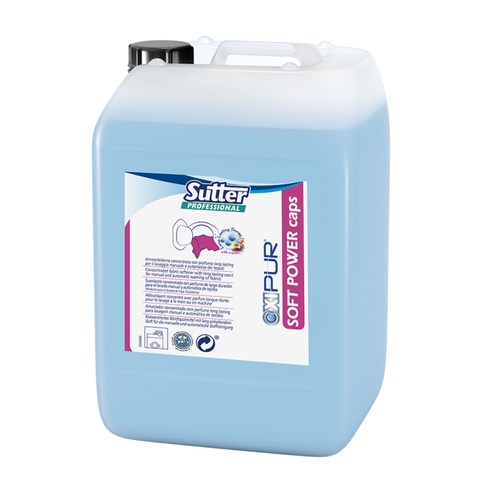 SUTTER SOFT POWER CAPS SCENTED FABRIC SOFTENER 20 KG