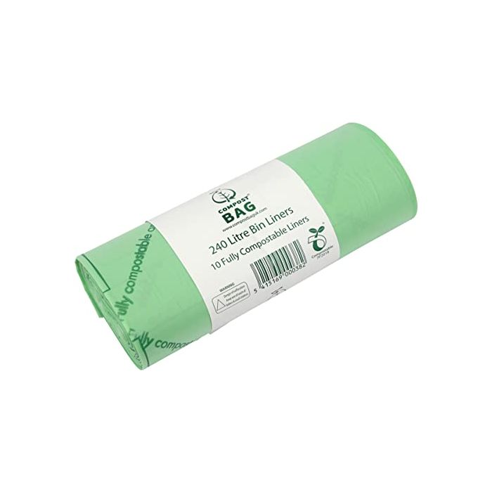 SAC COMPOSTABLE BIO 240 LT ROULEAU DE 5 SACS