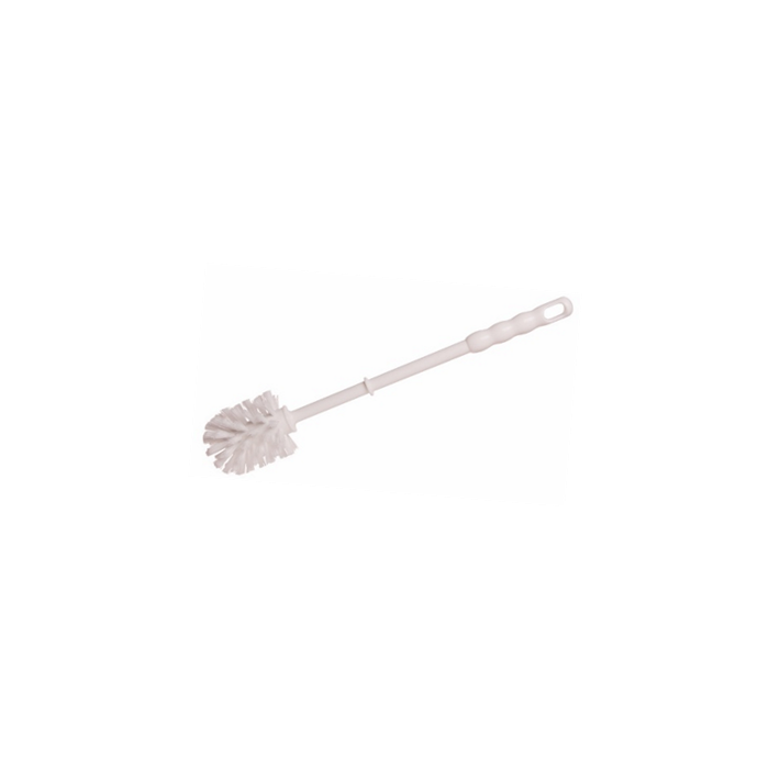BROSSE WC FORME BOULE BLANCHE 67 MM