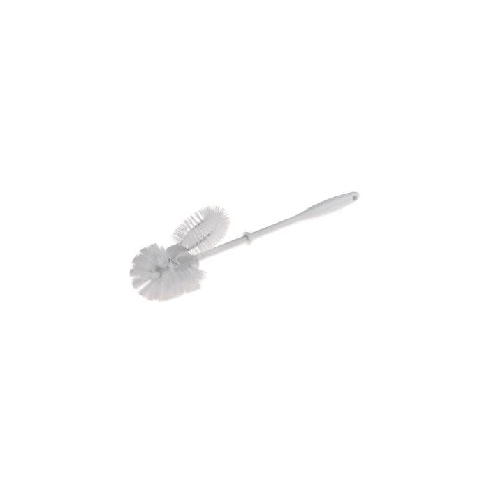 BROSSE WC AVEC NETTOIE REBORD BLANCHE