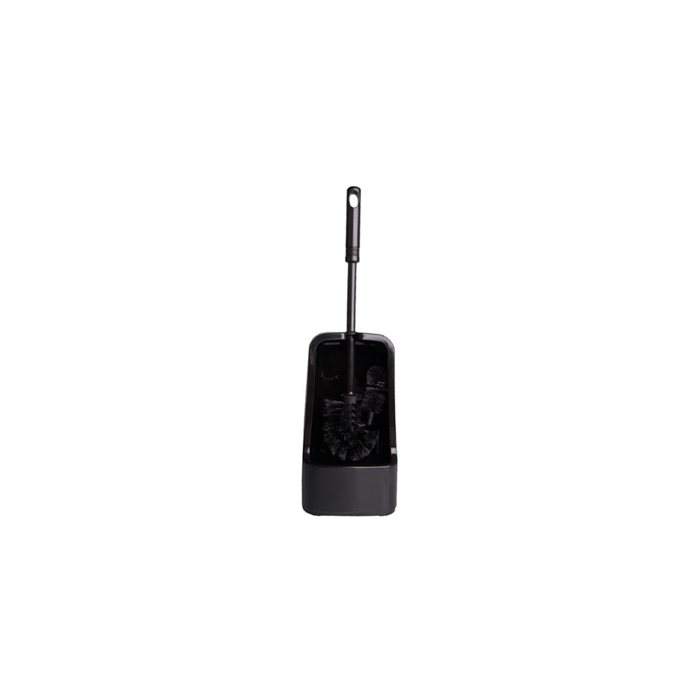 GARNITURE WC  NOIR AVEC BROSSE REBORD