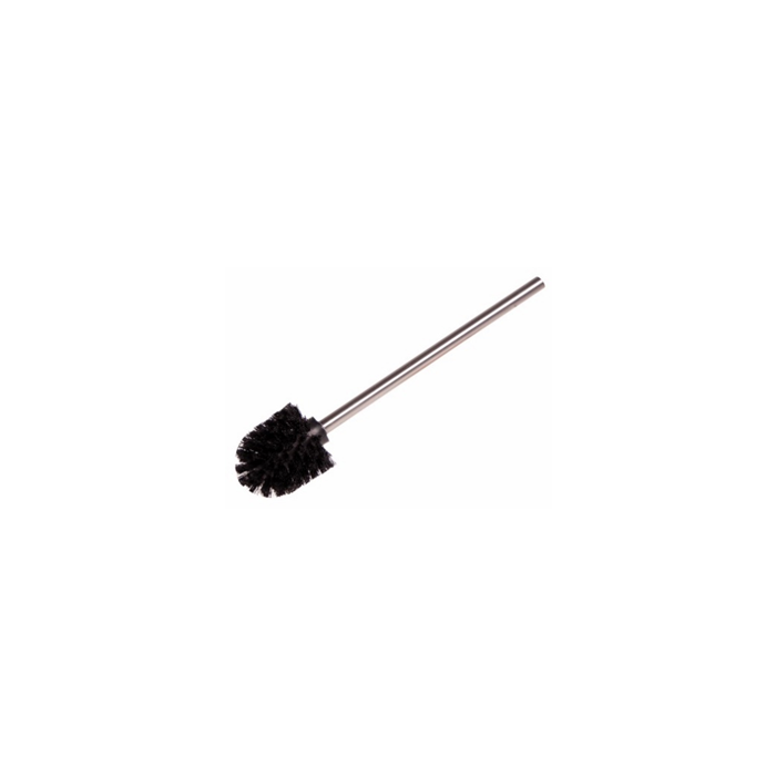BROSSE WC NOIR AVEC TIGE INOX SANEA