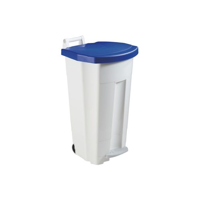 POUBELLE DE TRI 100 LT AVEC COUVERCLE BLEU