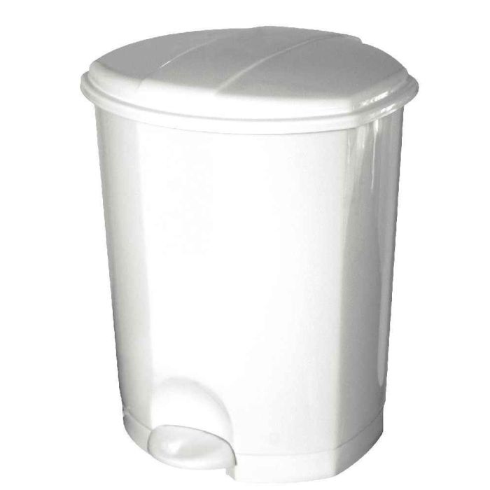 POUBELLE A PEDALE 18 LT ESSENTIEL BLANCHE
