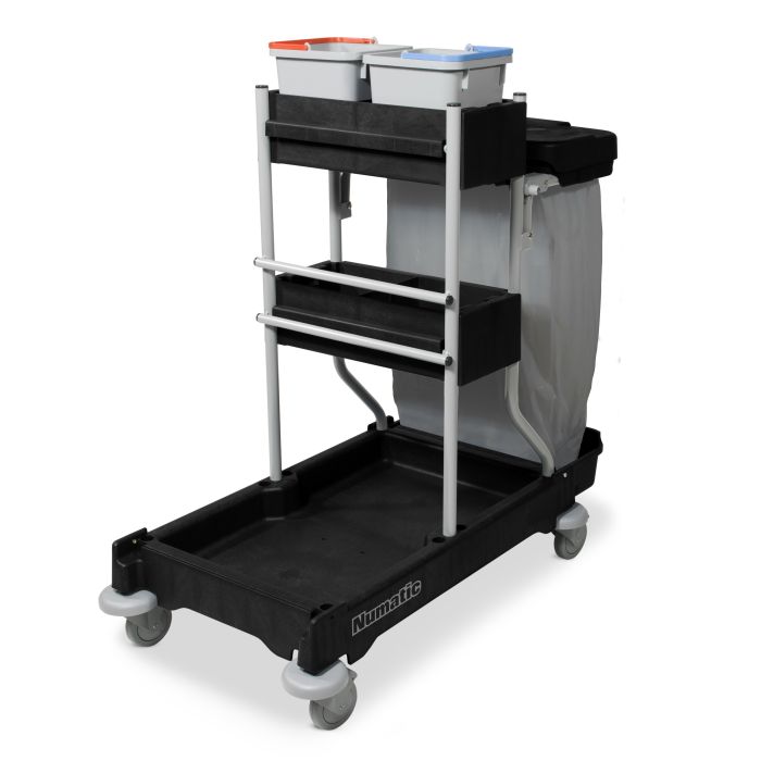 SERVOMATIC 1415 TROLLEY WITH 2 BUCKETS / WITHOUT PRESS