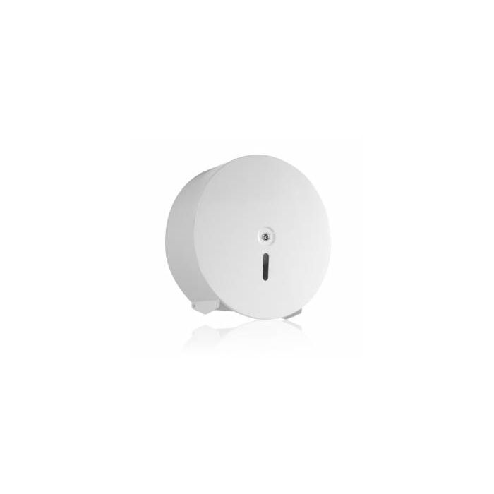 DISTRIBUTEUR PAPIER WC BIG-ROLL METAL LAQUE BLANC