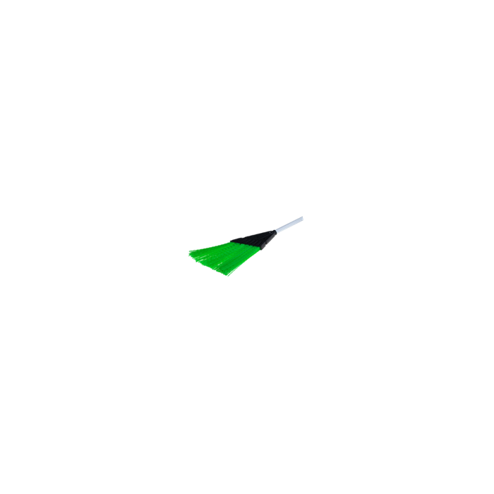 BALAIS D'EXTERIEUR  PLASTIQUE VERT AVEC MANCHE