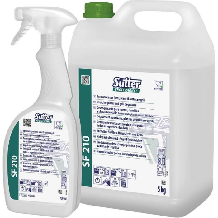 SUTTER SF 210 NETTOYANT FOUR ET GRILL SPRAY 750 ML