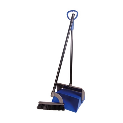 BLUE LONG HANDLE BRUSH SHOVEL