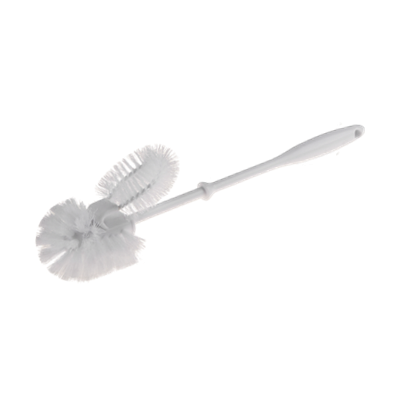 TOILET BRUSH WITH WHITE RIM CLEANER