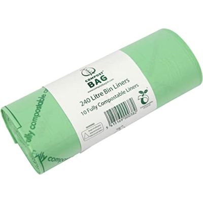 SAC COMPOSTABLE BIO 240 LT ROULEAU DE 5 SACS