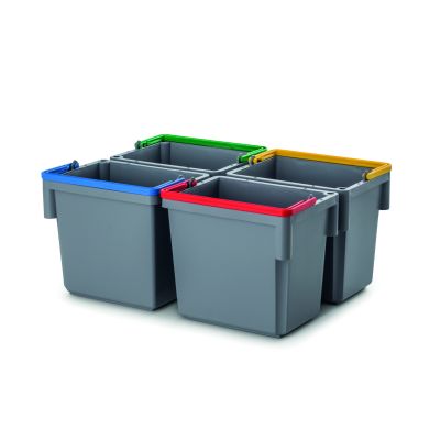 SEAU 5 LT PIVOTANT AVEC POIGNEE BLEUE