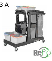 Chariot de nettoyage EcoMatic EM3 A